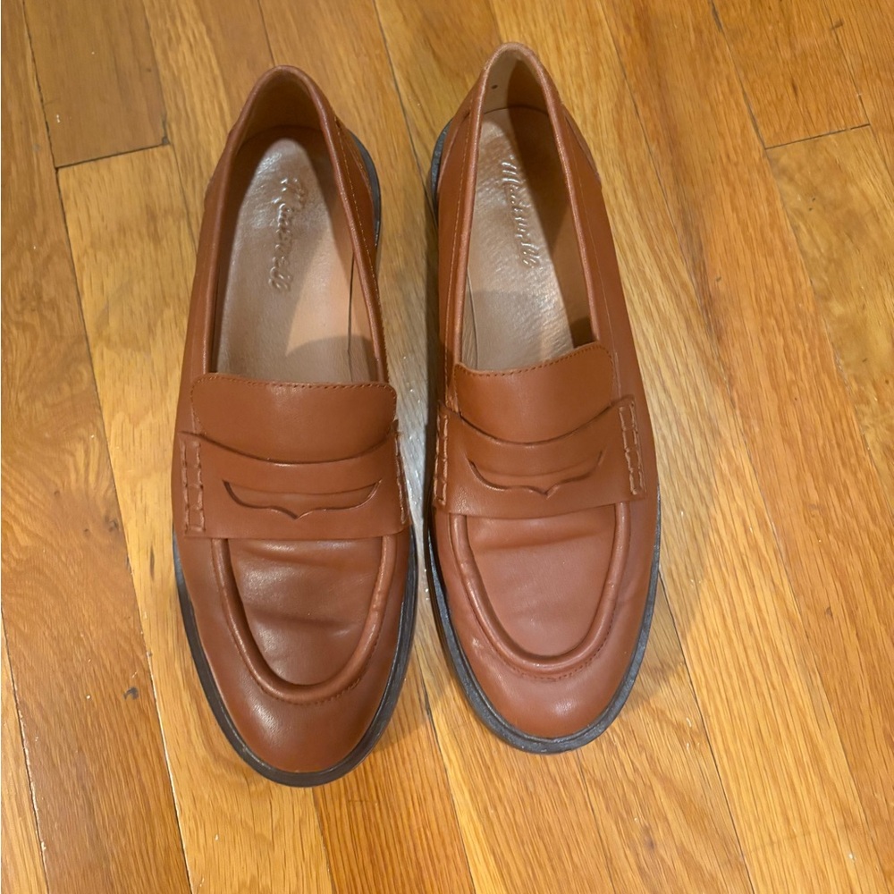 Madewell Brown Leather Loafers